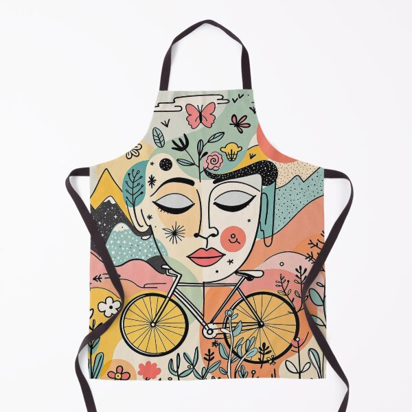 Item preview, Artistic Bicycle Gift for Bike Lovers designed and sold by GoldPixelQueen.