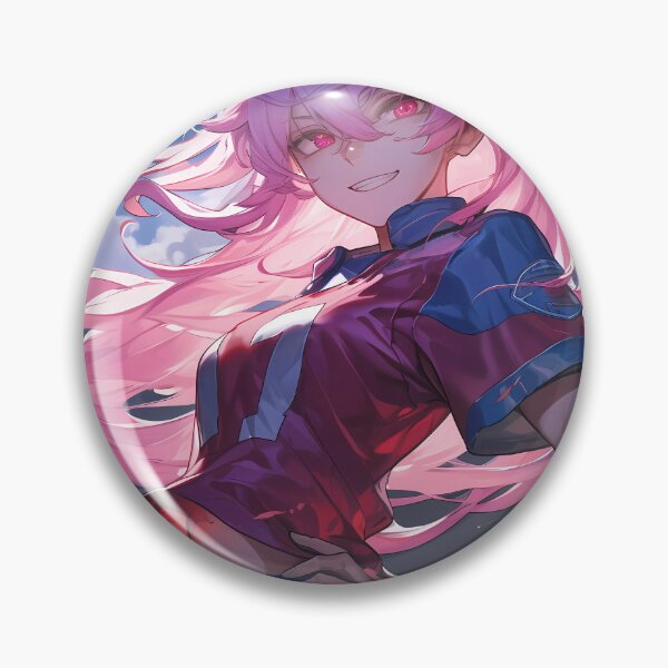 Item preview,  Yuno Gasai Future Diary Anime Girl Waifu Smile Beneath Madness Quarterback Passion Bloom designed and sold by earlobejerk.