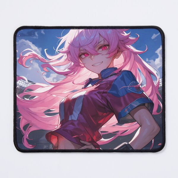 Item preview, Yuno Gasai Future Diary Anime Girl Waifu Smile Beneath Madness Quarterback Passion Bloom designed and sold by earlobejerk.