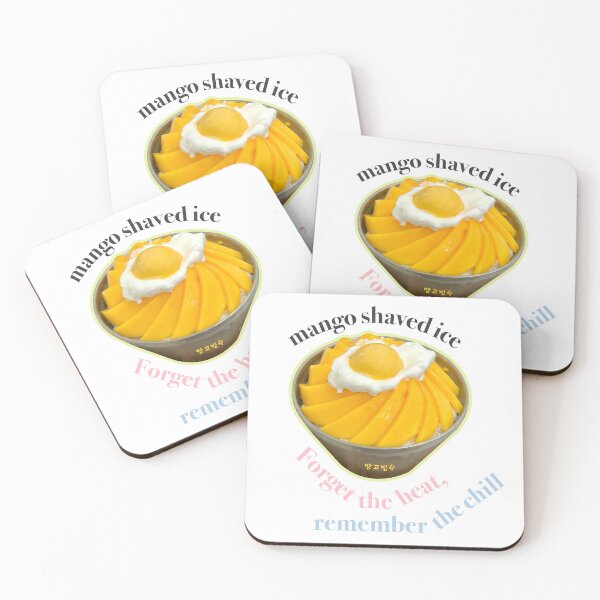 Item preview, Mango Shaved Ice - Summer Chill Series designed and sold by solarpink.
