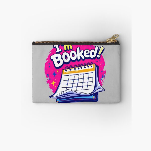 Item preview, A cartoon image of a calendar with the words I ' m booked designed and sold by cafegrafis.