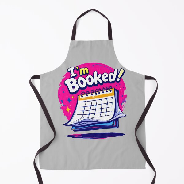 Item preview, A cartoon image of a calendar with the words I ' m booked designed and sold by cafegrafis.