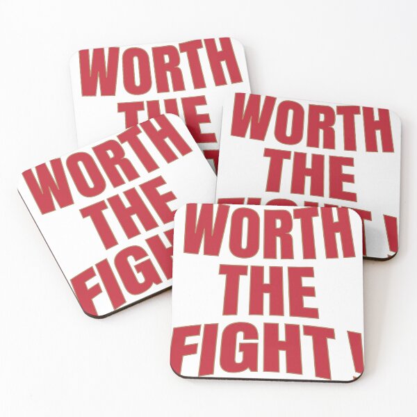 Item preview, Worth the Fight – Motivational Quote Design for Mental Health & Self-Love designed and sold by simbhaskara.