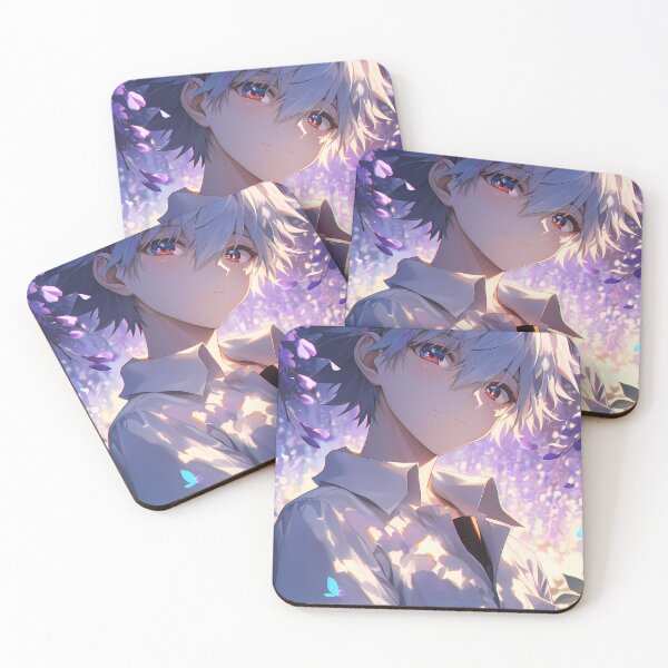 Item preview, Neon Genesis Ethereal Wisteria Glow Soft Kaworu Nagisa Evangelion Anime designed and sold by earlobejerk.