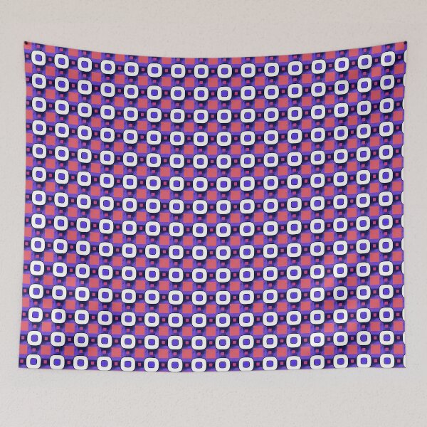 Item preview, Abstract Squares & Rounded Shapes in Purple, Pink & Blue  designed and sold by UniqueDesign751.