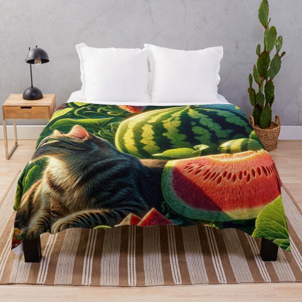 Item preview, Cat in Fruit Paradise designed and sold by M-Y-A-R-T-.