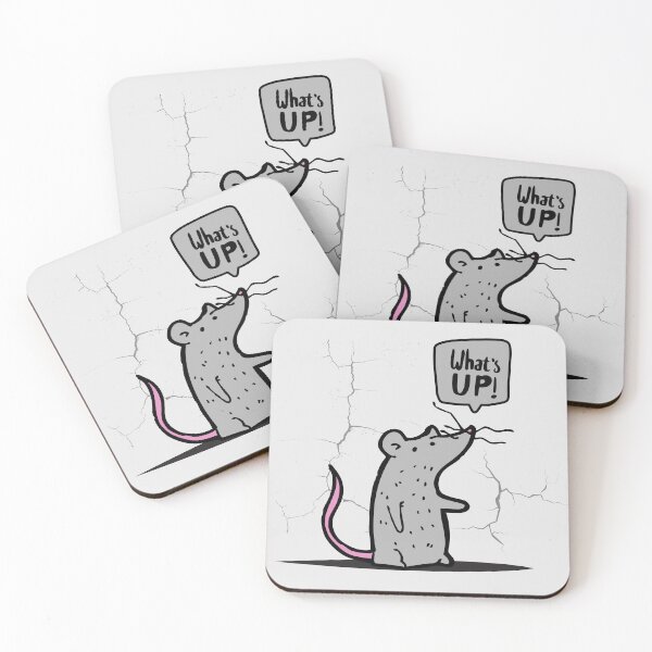 Item preview, relaxed cartoon rat - what's up! designed and sold by CypisDesign.