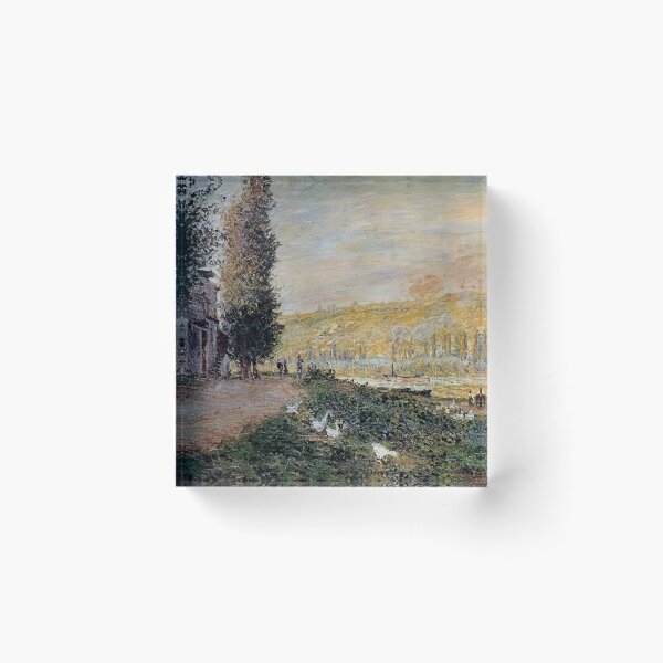 Item preview, The Banks of the Seine Lavacourt   1878 by Claude Monet designed and sold by GabyddAlessandr.