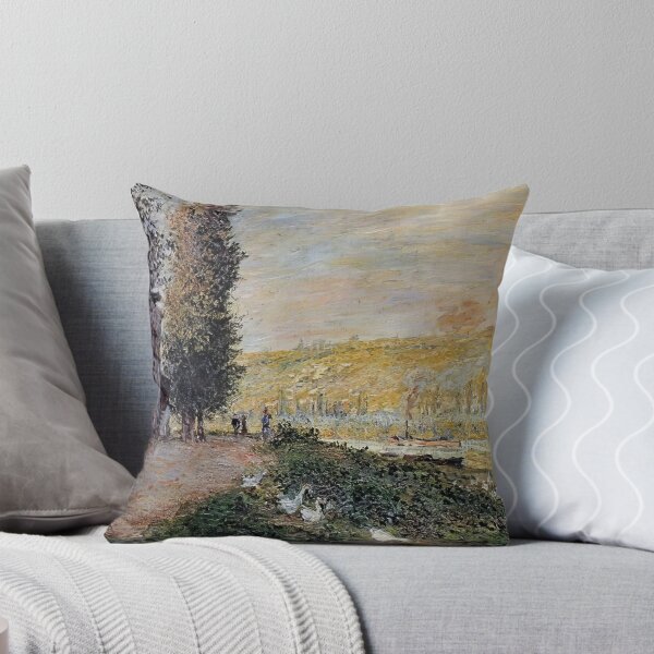 Item preview, The Banks of the Seine Lavacourt   1878 by Claude Monet designed and sold by GabyddAlessandr.