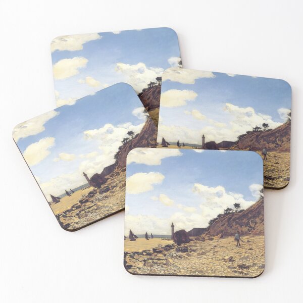 Item preview, The Beach at Honfleur   1866 by Claude Monet designed and sold by GabyddAlessandr.