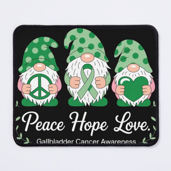 Item preview, Bile Duct Cancer Awareness Gallbladder cute gnomes Ribbon designed and sold by ConceptualVibes.