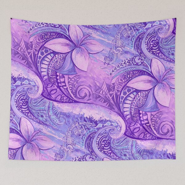 Item preview, Hawaiian Abstract Painting Purple Paradise 0017 designed and sold by sunnthreads.