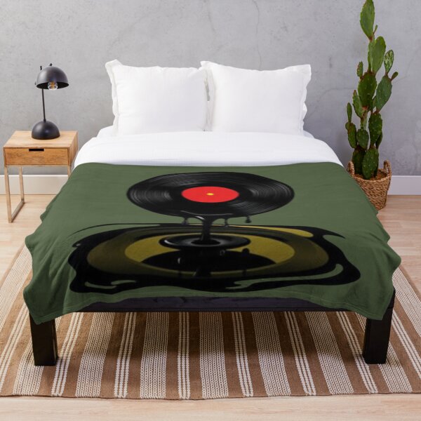 Artikelvorschau, Tropfende Schallwellen: Retro-Platten-Dystopie entworfen und verkauft von Iuqiune.