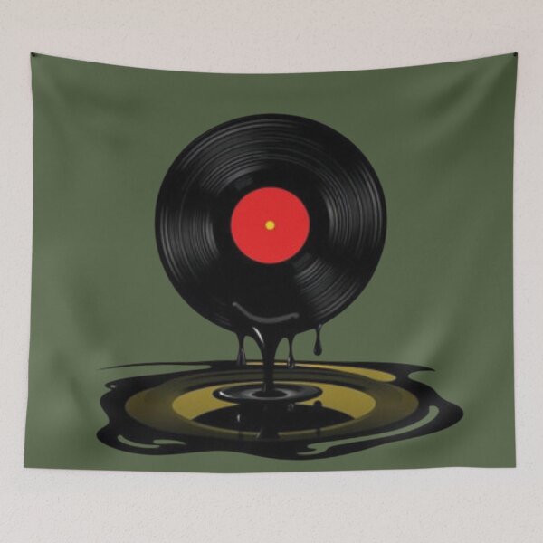 Item preview,  Dripping Soundwaves: Retro Record Dystopia designed and sold by Iuqiune.