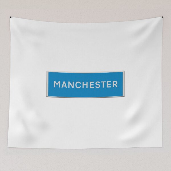 Item preview, Road sign for Manchester designed and sold by funkyworm.