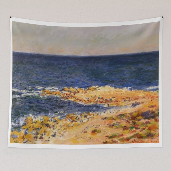 Item preview, The Big Blue at Antibes   1888 by Claude Monet designed and sold by GabyddAlessandr.