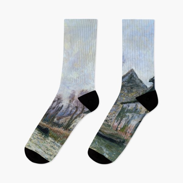Artikelvorschau, Die Seine-Schleife bei Lavacourt, Winter 1879, von Claude Monet entworfen und verkauft von GabyddAlessandr.