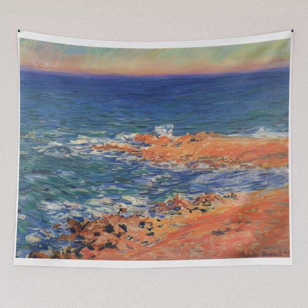 Item preview, The Big Blue Sea in Antibes   1888 by Claude Monet designed and sold by GabyddAlessandr.