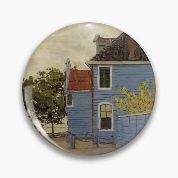 Item preview, The Blue House at Zaandam   1871 by Claude Monet designed and sold by GabyddAlessandr.