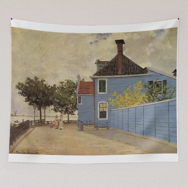 Item preview, The Blue House at Zaandam   1871 by Claude Monet designed and sold by GabyddAlessandr.