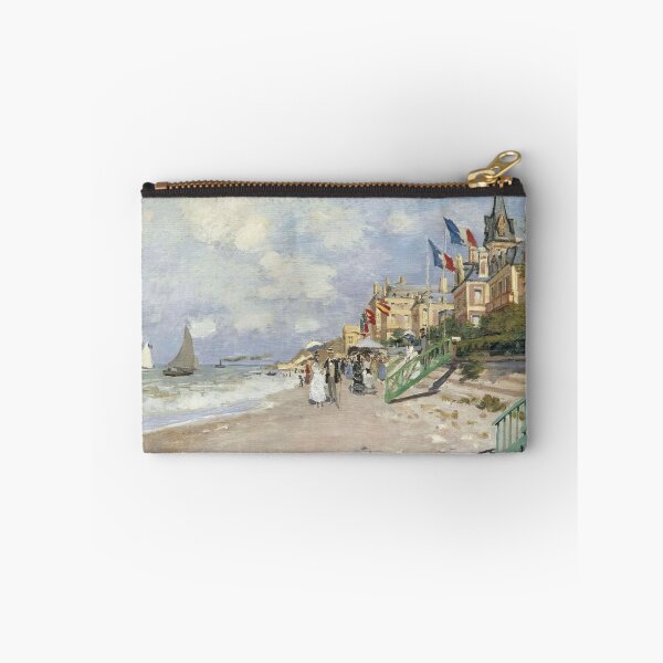 Item preview, The Boardwalk on the Beach at Trouville   1870 by Claude Monet designed and sold by GabyddAlessandr.