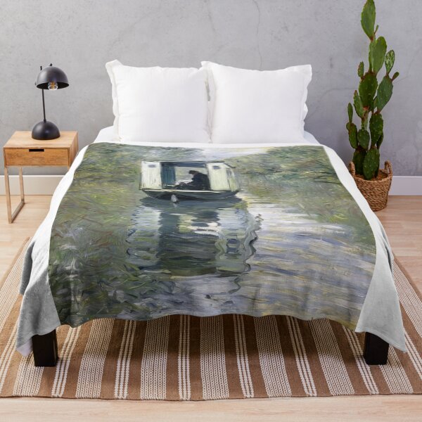 Item preview, The Boat Studio   1876 by Claude Monet designed and sold by GabyddAlessandr.