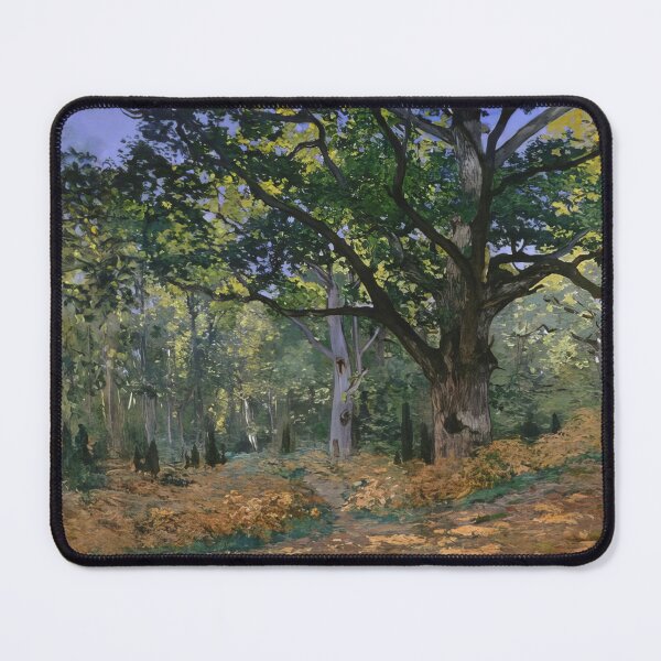 Item preview, The Bodmer Oak Fontainebleau 1865 by Claude Monet designed and sold by GabyddAlessandr.