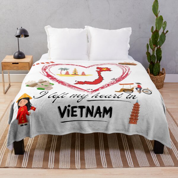Artikelvorschau, Ich habe mein Herz in Vietnam gelassen (Design für Vietnam-Reiseliebhaber) entworfen und verkauft von Lydian Dreams.