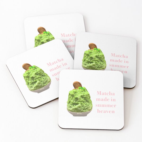 Item preview, Matcha Shaved Ice – Summer Chill Series designed and sold by solarpink.