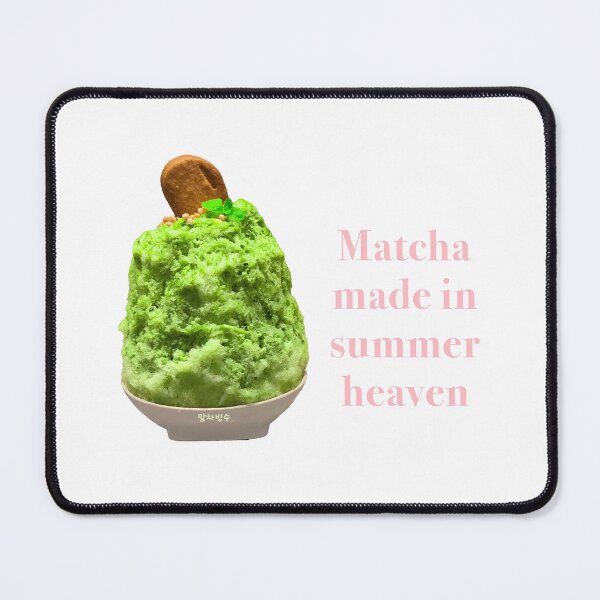 Item preview, Matcha Shaved Ice – Summer Chill Series designed and sold by solarpink.