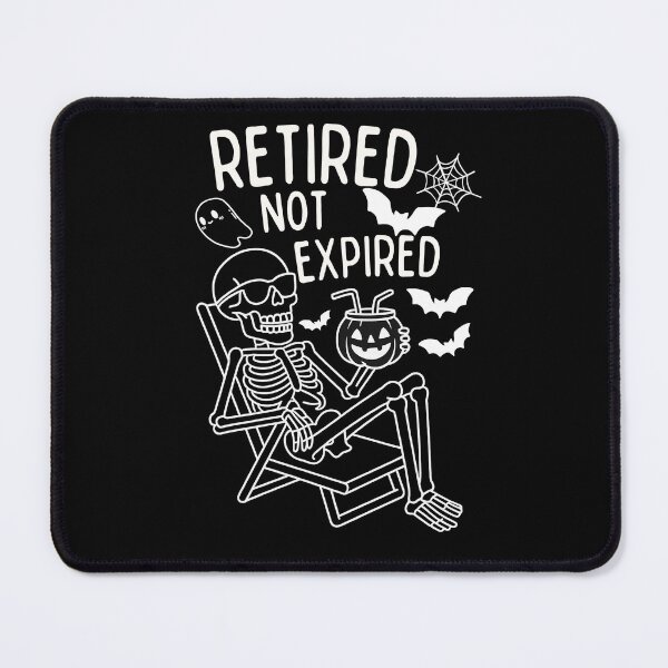 Item preview, Retired Not Expired - Funny Skeleton Halloween designed and sold by thebest-2studio.