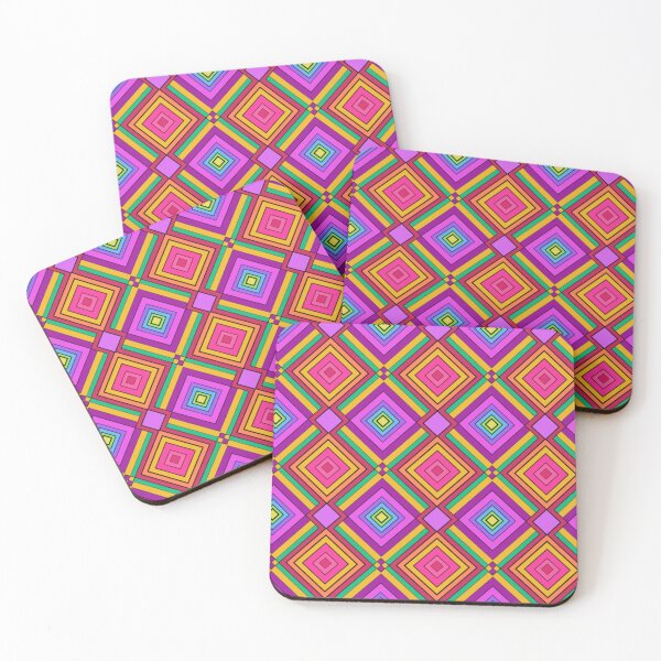 Item preview, Colorful squares pattern designed and sold by IMAGENACTION.