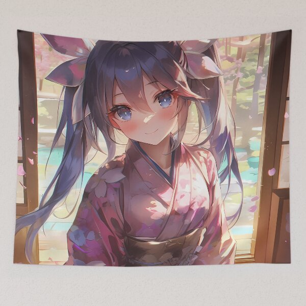 Item preview, Yoshino Himekawa Date A Live Anime Cherry Blossom Horned designed and sold by earlobejerk.
