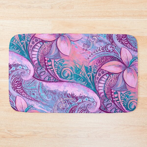 Item preview, Hawaiian Abstract Wave Art Print 0018 designed and sold by sunnthreads.