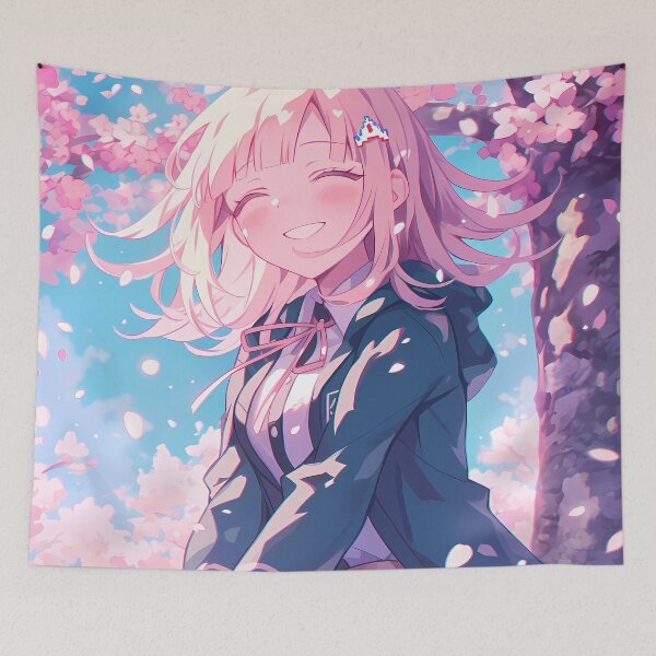 Artikelvorschau, Chiaki Nanami Danganronpa Anime Sakura Pastellrosa Gelassenheit entworfen und verkauft von earlobejerk.