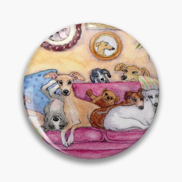 Item preview, This Sofa Is Taken – Whippets and Greyhounds in Charge designed and sold by SusanAlisonArt.