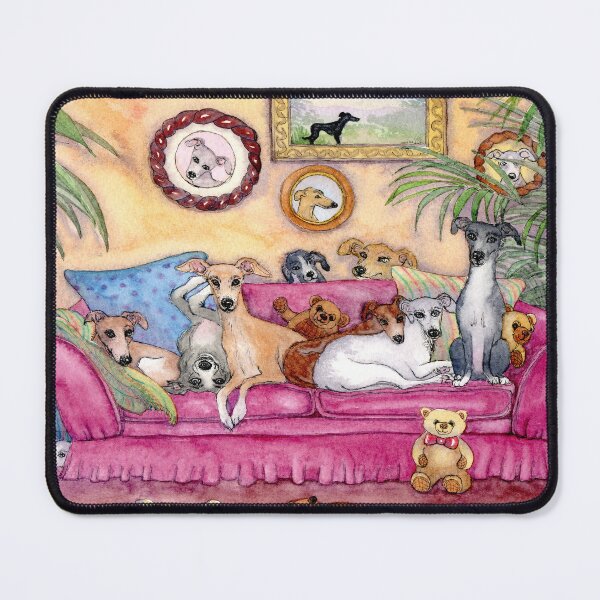 Item preview, This Sofa Is Taken – Whippets and Greyhounds in Charge designed and sold by SusanAlisonArt.