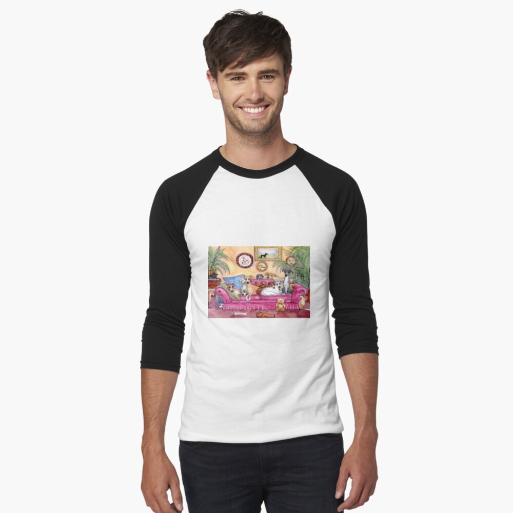 Item preview, Baseball ¾ Sleeve T-Shirt designed and sold by SusanAlisonArt.