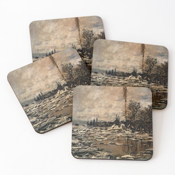 Artikelvorschau, Das Aufbrechen des Eises 1880 von Claude Monet entworfen und verkauft von GabyddAlessandr.