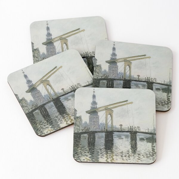 Item preview, The Bridge Amsterdam   1874 by Claude Monet designed and sold by GabyddAlessandr.