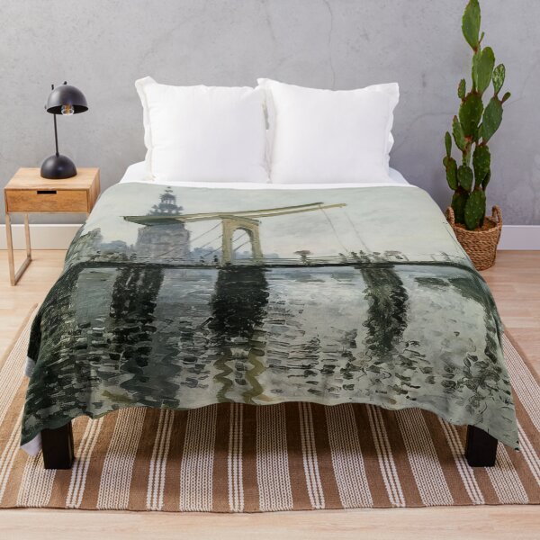 Item preview, The Bridge Amsterdam 1874 by Claude Monet designed and sold by GabyddAlessandr.