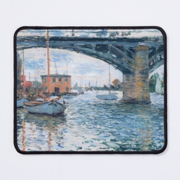 Item preview, The Bridge at Argenteuil Grey Weather 1874 by Claude Monet designed and sold by GabyddAlessandr.