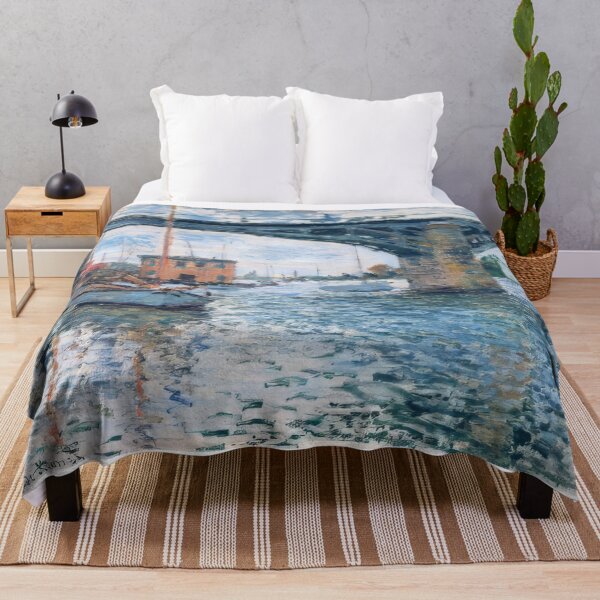 Item preview, The Bridge at Argenteuil Grey Weather 1874 by Claude Monet designed and sold by GabyddAlessandr.