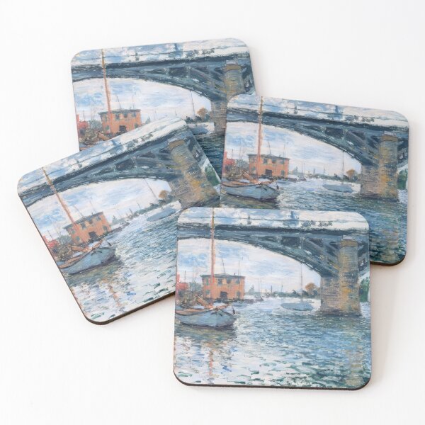 Item preview, The Bridge at Argenteuil Grey Weather   1874 by Claude Monet designed and sold by GabyddAlessandr.