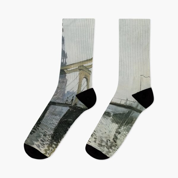 Item preview, The Bridge Amsterdam   1874 by Claude Monet designed and sold by GabyddAlessandr.