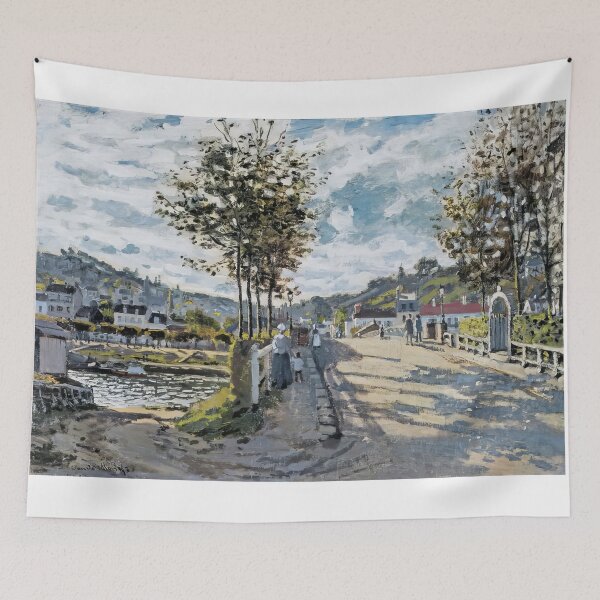Item preview, The Bridge at Bougival   1869 by Claude Monet designed and sold by GabyddAlessandr.