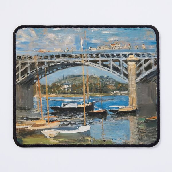 Item preview, The Bridge over the Seine 1874 by Claude Monet designed and sold by GabyddAlessandr.