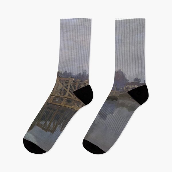Item preview, The Bridge under Repair   1872 by Claude Monet designed and sold by GabyddAlessandr.