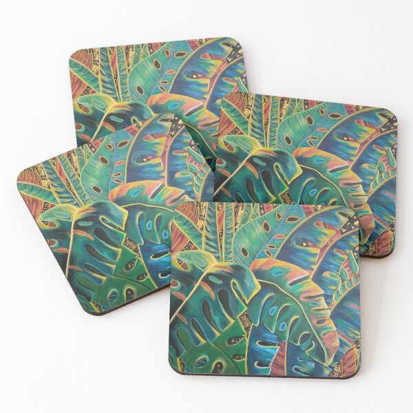 Item preview, Colorful Monstera plant designed and sold by carole legeron.