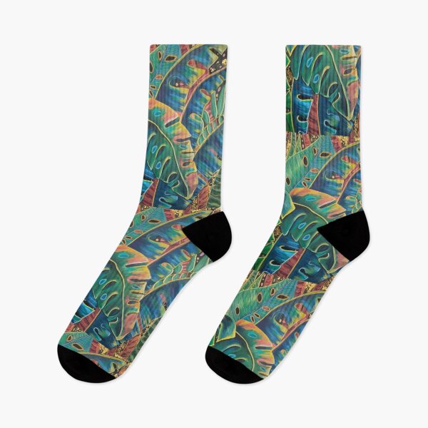 Item preview, Colorful Monstera plant designed and sold by carole legeron.